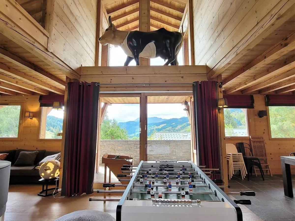 Superbe Chalet Avec Piscine Et Hammam A 50M Des Pistes - Fr-1-598-27 Villa Les Gets